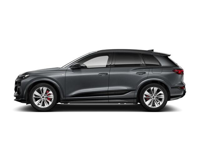 Audi Q6 e-tron S edition 83Kwh 252 pk SUV | Tech pakket plus | Glazen panoramadak | Lederen bekleding | Rode remzadels |