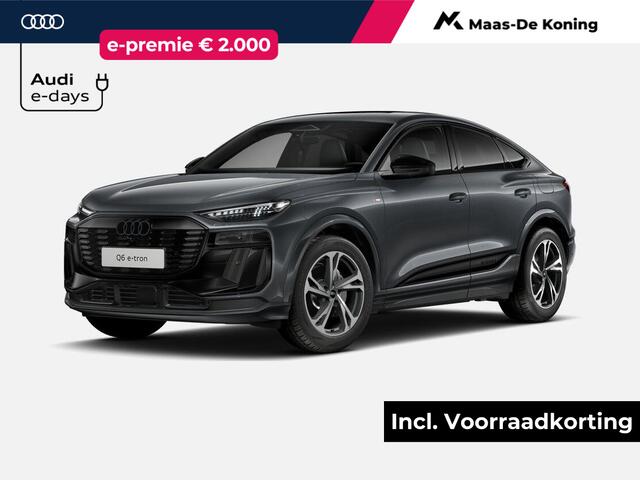 Audi Q6 Sportback e-tron S edition performance 306 PK · Luchtvering · Glazen panoramadak · Privacyglas