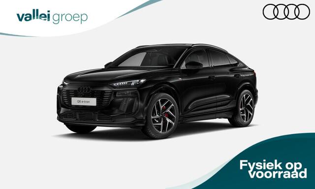 Audi Q6 Sportback e-tron 100 kWh quattro 428 PK S edition | Sportstoel S plus leder zwart | Adaptieve luchtvering | Augmented Reality head-up display |