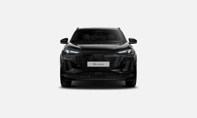 Audi Q6 Sportback e-tron 100 kWh quattro 428 PK S edition | Sportstoel S plus leder zwart | Adaptieve luchtvering | Augmented Reality head-up display |