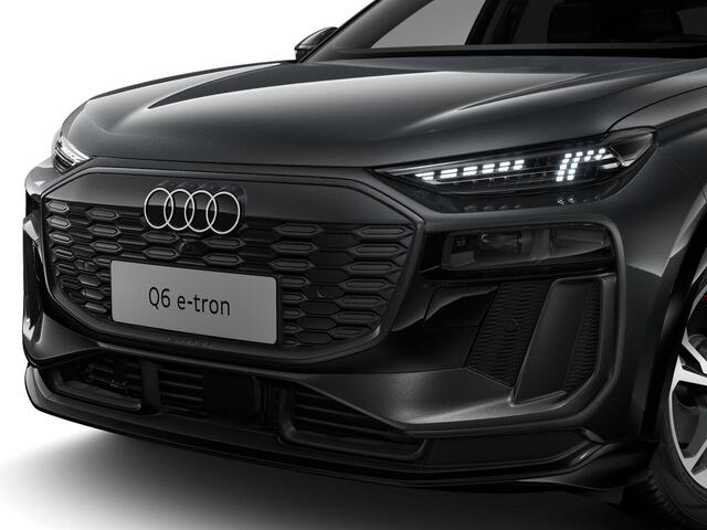 Audi Q6 Sportback e-tron S edition performance 100 kWh 306pk | Lederen bekleding | Trekhaak | Elektrisch verstelbare voorstoelen + geheugen | MMI Bijrijdersscherm | Verlengde garantie