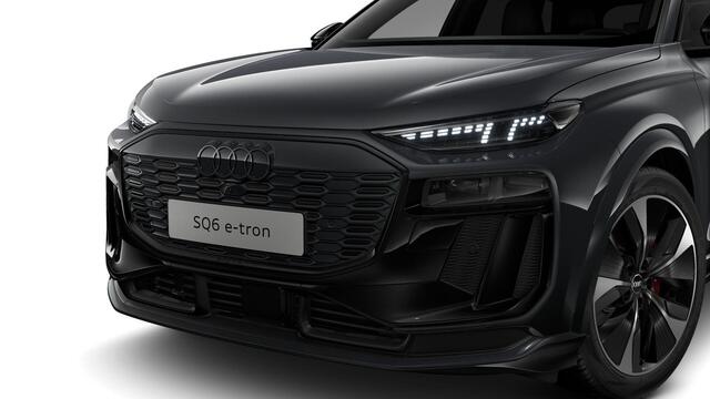 Audi Q6 SQ6 e-tron quattro 100 kWh | Trekhaak | Pano | Headup | B&O | ACC | MMI pro | 360 Camera | Carplay | Bijrijdersscherm |