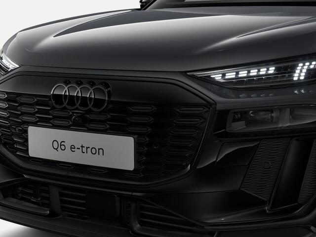 Audi Q6 e-tron S edition 83 kWh 252 PK · Trekhaak elek. wegklapbaar · Exterieurpakket zwart · Tech plus