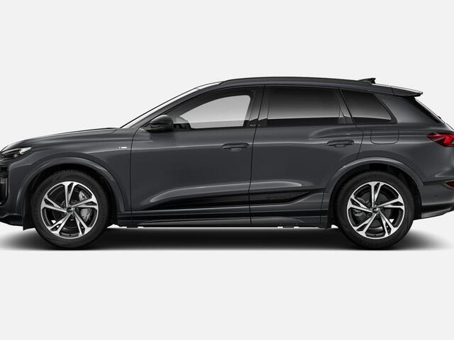 Audi Q6 e-tron S edition 83 kWh 252 PK · Trekhaak elek. wegklapbaar · Exterieurpakket zwart · Tech plus