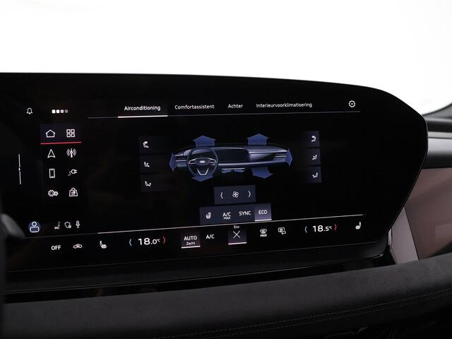 Audi Q6 Sportback e-tron S edition performance 100 kWh / 306pk · SOH 97,5% · Panoramadak · 360 Camera · Inklap. Trekhaak · Stuur- & Stoelverwarming · Elek. Voorstoelen + Geheugen & Massage · Garantie t/m 17-06-2030 of 100.000km