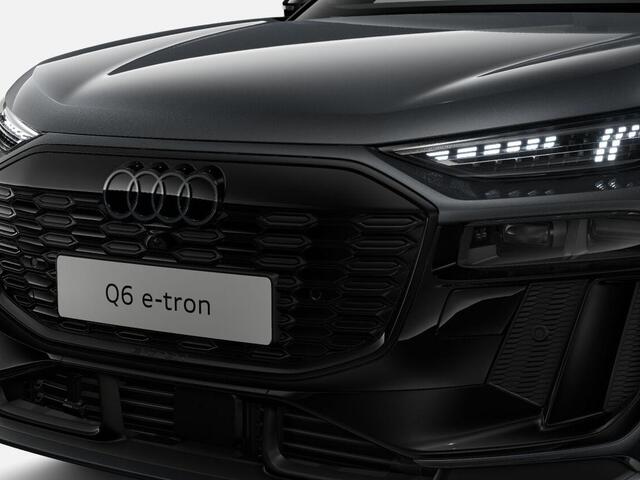 Audi Q6 e-tron S edition 83 kWh 252 PK · Trekhaak elek. wegklapbaar · Exterieurpakket zwart · Tech plus