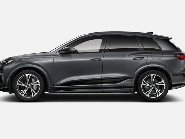 Audi Q6 e-tron S edition 83 kWh 252 PK · Trekhaak elek. wegklapbaar · Exterieurpakket zwart · Tech plus