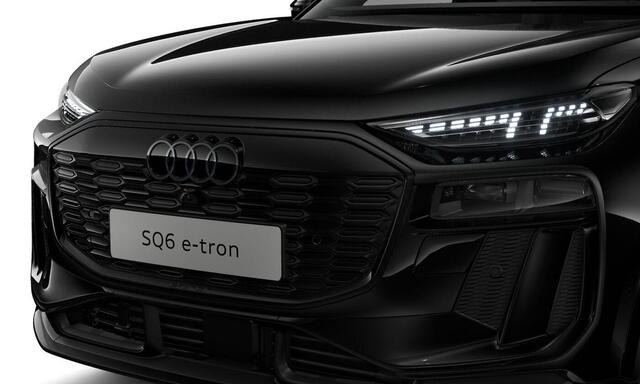Audi Q6 SQ6 e-tron quattro 100 kWh | Trekhaak | Adaptieve S-luchtvering | Adaptieve Cruise | Panorama Dak | Lederen Bekleding | Stoel Ventilatie | Head-up | B&O 3D | Interieur-pakket | Trekhaak-pakket | Navigatie-pakket |