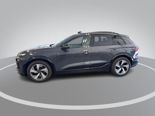 Audi Q6 SQ6 e-tron SQ6 quattro 100 kWh 490pk · SOH 98% · Panoramadak · 360 Camera · Inklapbare Trekhaak · Warmtepomp · Elek. Stoelen + Geheugen · Garantie t/m 06-10-2030 of 100.000km