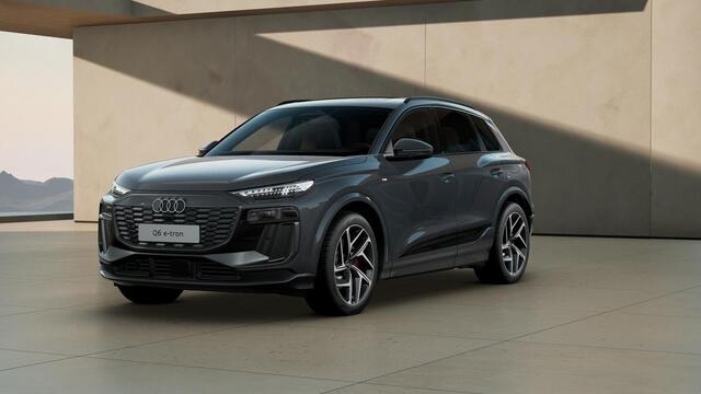 Audi Q6 e-tron S-editon 388PK quattro | Trekhaak | Panoramadak | Luchtvering | B&O | Alcantara | Tech-Pro | 21-Inch | Akoestisch-Glas | Privacy-Glas | Head-up | Top-View | Massage |
