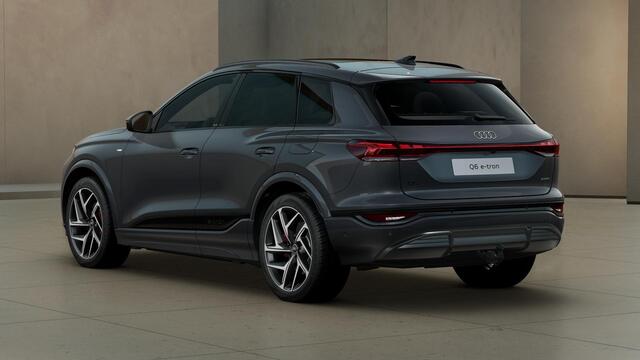 Audi Q6 e-tron S-editon 388PK quattro | Trekhaak | Panoramadak | Luchtvering | B&O | Alcantara | Tech-Pro | 21-Inch | Akoestisch-Glas | Privacy-Glas | Head-up | Top-View | Massage |