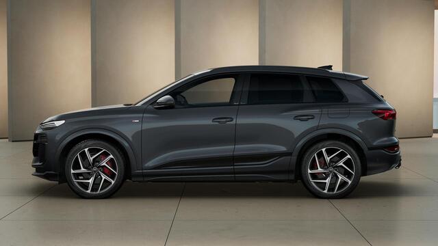Audi Q6 e-tron S-editon 388PK quattro | Trekhaak | Panoramadak | Luchtvering | B&O | Alcantara | Tech-Pro | 21-Inch | Akoestisch-Glas | Privacy-Glas | Head-up | Top-View | Massage |
