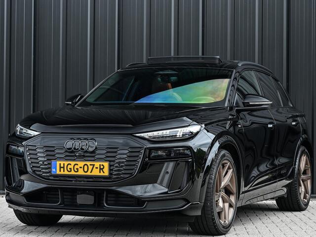 Audi Q6 e-tron Launch edition 83 kWh | Panoramadak | 360 Camera | B&O | HUD | Luchtvering | Ambiance Interieur | Stuur- Stoelverwarming | Memory Seats |