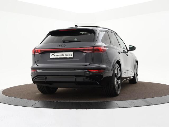 Audi Q6 e-tron S edition 83 kWh 252pk · SOH 98,1% · Panoramadak · 360 Camera · Inklap. Trekhaak · Luchtvering · Elek. Voorstoelen · Garantie t/m 19-06-2030 of 100.000km