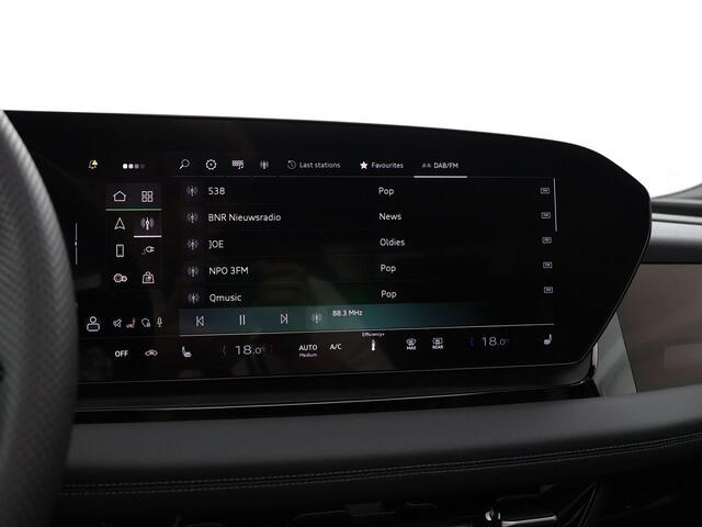 Audi Q6 e-tron S edition 83 kWh 252pk · SOH 98,1% · Panoramadak · 360 Camera · Inklap. Trekhaak · Luchtvering · Elek. Voorstoelen · Garantie t/m 19-06-2030 of 100.000km