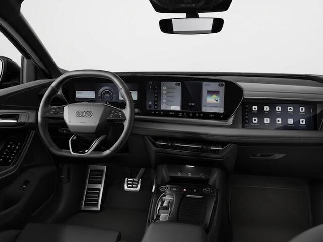 Audi Q6 Sportback e-tron S edition 83Kwh 252 pk | Glazen panoramadak | Exterieurpakket zwart | Trekhaak, mechanisch draaibaar | S line zwart leder-kunstleder |