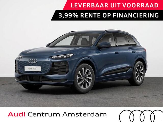Audi Q6 e-tron Advanced edition e-tron 83 Kwh 252 pk | Trekhaak, mechanisch draaibaar | Warmtewerend glas donker tint | Sportstoel zwart leder-kunstl | Volledig in carrosseriekleur |