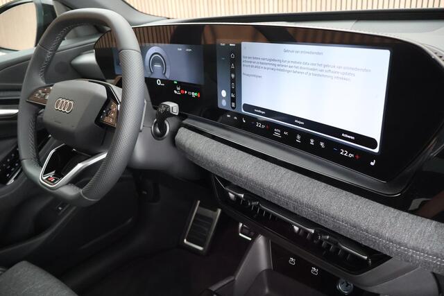 Audi Q6 306pk S edition performance 100 kWh Trekhaak Panoramadak B&O 360Camera Matrix HUD Keyless S-Line