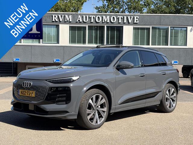 Audi Q6 e-tron Launch edition 83 kWh BOMVOL! | ELEK. TREKHAAK | STOEL VERWARMING VOOR EN ACHTER | KEYLESS | 360 CAMERA | STUURVERWARMING | FABRIEKS GARANTIE TM 01-08-2027 |