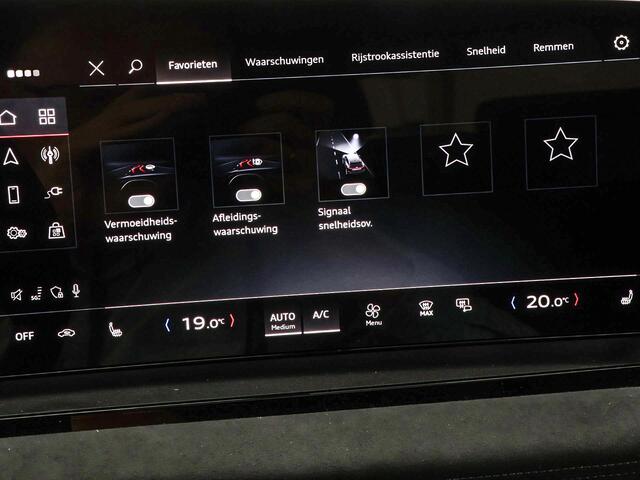 Audi Q6 SQ6 e-tron SQ6 quattro 100 kWh 490pk · SOH 98% · Panoramadak · 360 Camera · Inklapbare Trekhaak · Warmtepomp · Elek. Stoelen + Geheugen · Garantie t/m 06-10-2030 of 100.000km