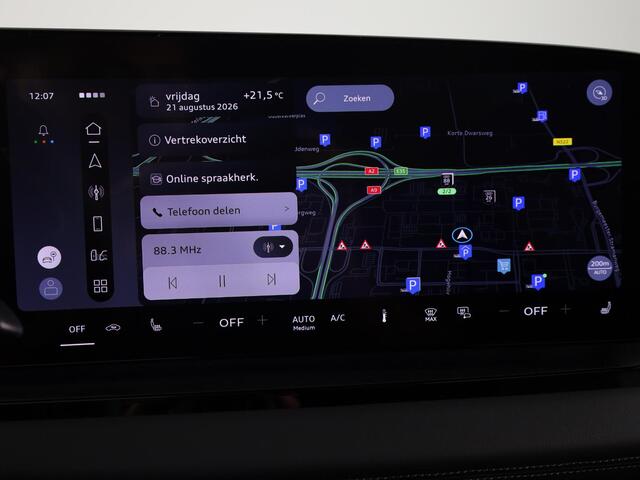 Audi Q6 Sportback e-tron S edition 83Kwh 252 pk | Glazen panoramadak | Exterieurpakket zwart | Trekhaak, mechanisch draaibaar | S line zwart leder-kunstleder |