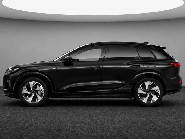 Audi Q6 e-tron S edition 83 kWh 252 PK · Adaptieve luchtvering · Glazen panoramadak · Trekhaak elek. wegklapbaar
