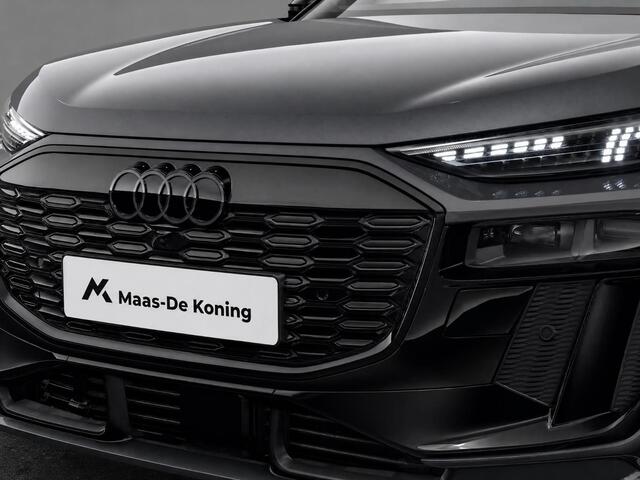 Audi Q6 Sportback e-tron S edition 83 kWh 252 PK · Glazen panoramadak · Trekhaak elek. wegklapbaar · Optiekpakket zwart