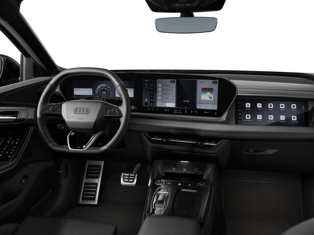Audi Q6 Sportback e-tron S edition (B1) e-tron perf 100Kwh 225 kW / 306 PK | Glazen panoramadak | Luchtvering | Trekhaak | Zwart Leder | Stoelverwarming |