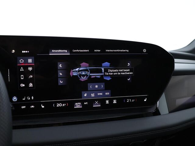 Audi Q6 e-tron 252pk S edition 83 kWh · SOH 97,5% · Panoramadak · Leder · 360 Camera · Luchtvering · Wegklapbare Trekhaak · Stoelverwarming Voor + Achter ·