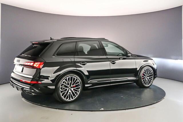 Audi Q7 60 TFSI e Pro Line S | Adv. Onderstel | Pano | B&O | 4-Wiel besturing | Head Up | Trekhaak | S-Stoelen | 22 inch | HD-Matrix | 360Cam | Keyless |
