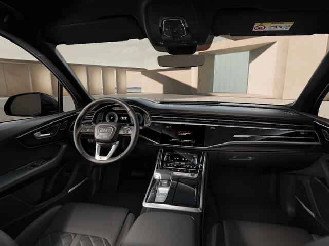 Audi Q7 60 TFSI e quattro Pro Line S Competition 490 PK · Audi Exclusive kleur · 22" LM Velgen · HD matrix + Audi Laserlicht · Digitale OLED achterlichten · vierwielbesturing · Servosluiting