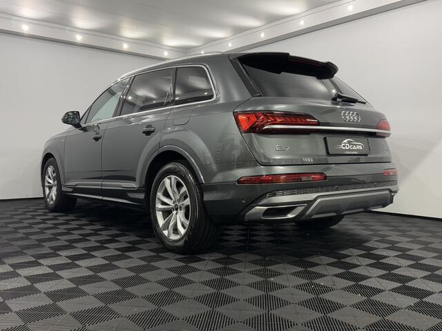 Audi Q7 55 TFSI e quattro Pro Line S Plug-in S-line Leder, Pano, Parkeersensoren, Navi, Virtual desk, Elektrische achterklep, 340PK