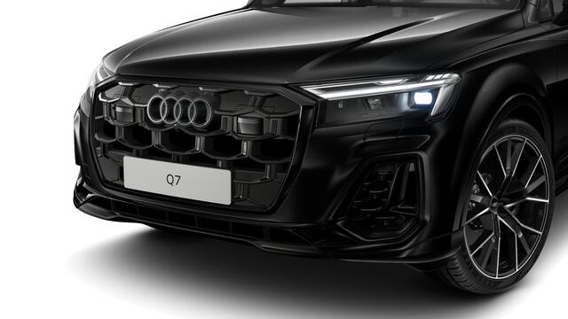 Audi Q7 55 TFSI e quattro 394 Tiptronic Pro Line S Automaat | Vierwielbesturing | Parkeerhulp voor en achter | Optiekpakket zwart plus | Automatisch dimmende binnenspiegel | Achterbank plus | Verwarmbare voorstoelen | Privacy glas (donker getint) | Achteruitrijca