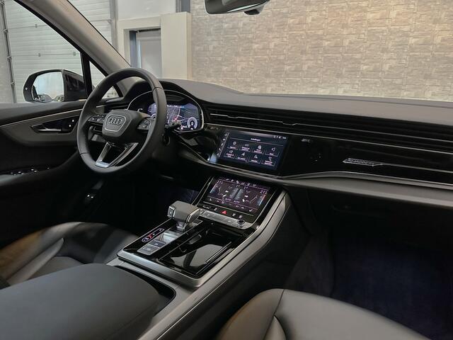 Audi Q7 55 TFSIe V6 381pk Quattro 67dkm! | Head-Up | Leder | Dodehoek | Virtual-Cockpit | LED | Elek. Stoelen | Standkachel | Camera | Stoelverwarming | 3-Zone Clima | Draadloos Laden | Park-Assist |