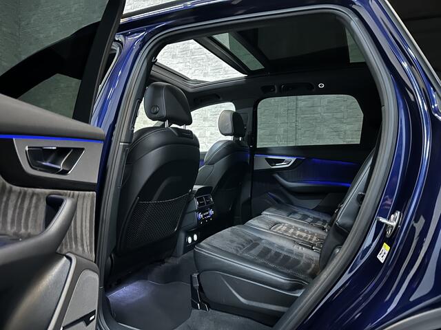 Audi Q7 SQ7 V8 4.0 TDI | 360 View | Carbon | ACC | Panorama | Soft-Close | Head-Up | Nachtzicht | Trekhaak | Luchtvering | BOSE | Keyless-Entry | Memory | 4-Zone Clima | Stoelverwarming V+A | Standkachel | ISO-Glas | Sfeerverlichting | Tour-Pakket | DAB | Draadlo