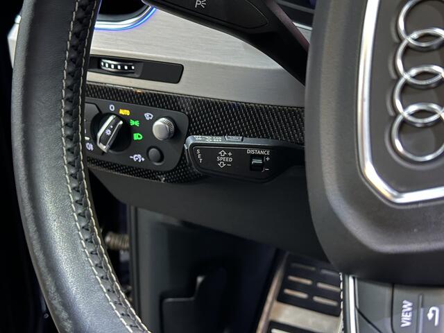 Audi Q7 SQ7 V8 4.0 TDI | 360 View | Carbon | ACC | Panorama | Soft-Close | Head-Up | Nachtzicht | Trekhaak | Luchtvering | BOSE | Keyless-Entry | Memory | 4-Zone Clima | Stoelverwarming V+A | Standkachel | ISO-Glas | Sfeerverlichting | Tour-Pakket | DAB | Draadlo