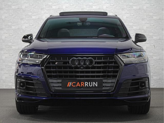 Audi Q7 SQ7 V8 4.0 TDI | 360 View | Carbon | ACC | Panorama | Soft-Close | Head-Up | Nachtzicht | Trekhaak | Luchtvering | BOSE | Keyless-Entry | Memory | 4-Zone Clima | Stoelverwarming V+A | Standkachel | ISO-Glas | Sfeerverlichting | Tour-Pakket | DAB | Draadlo