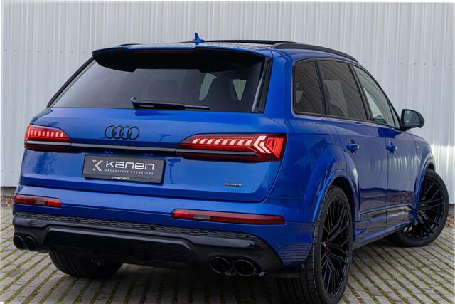 Audi Q7 60 TFSI e Quattro S-line 462pk ACC Pano Matrix Massage Memory 360 Head Up Alcantara Hemel Ambient. Trekhaak