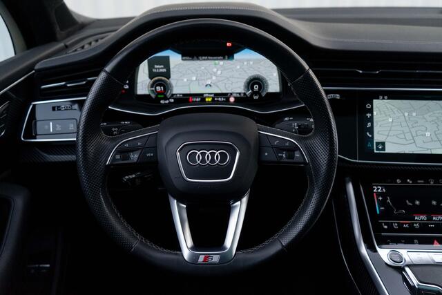 Audi Q7 60 TFSI e Quattro S-line 462pk ACC Pano Matrix Massage Memory 360 Head Up Alcantara Hemel Ambient. Trekhaak