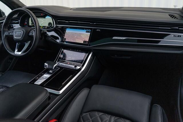 Audi Q7 60 TFSI e Quattro S-line 462pk ACC Pano Matrix Massage Memory 360 Head Up Alcantara Hemel Ambient. Trekhaak