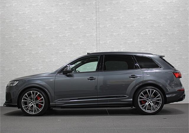 Audi Q7 3.0 V6 Hybrid S-Line Sportpack 63dkm! | 360 | Laser | BTW | Acc | Headup | Pano | Luchtvering | Memory | Lane & Side assist | Sportstoelen | Black optic | Bovag Garantie.
