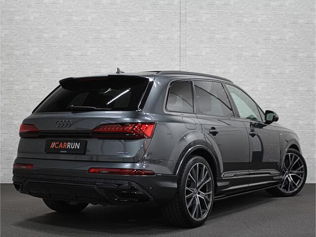 Audi Q7 3.0 V6 Hybrid S-Line Sportpack 63dkm! | 360 | Laser | BTW | Acc | Headup | Pano | Luchtvering | Memory | Lane & Side assist | Sportstoelen | Black optic | Bovag Garantie.