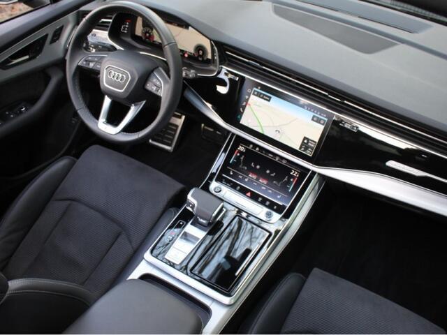 Audi Q7 3.0 V6 Hybrid S-Line Sportpack 63dkm! | 360 | Laser | BTW | Acc | Headup | Pano | Luchtvering | Memory | Lane & Side assist | Sportstoelen | Black optic | Bovag Garantie.