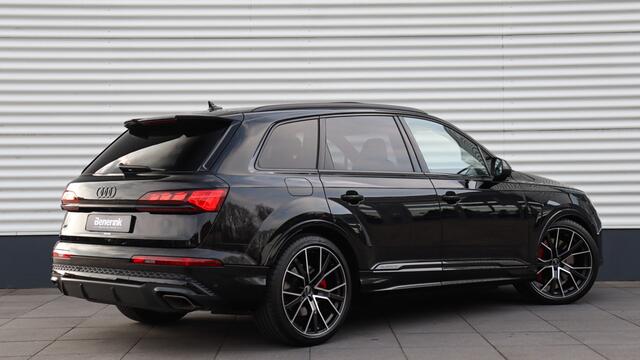 Audi Q7 55 TFSI e quattro Pro Line S | B&O | Soft-Close | Head-up | Panoramadak | Achterasbesturing | HD Matrix | Ruitstiksel
