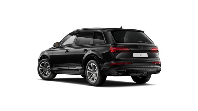 Audi Q7 55 TFSI e quattro 394 Tiptronic Pro Line S Automaat | Privacy glas (donker getint) | Optiekpakket zwart plus | Vierwielbesturing | Automatisch dimmende binnenspiegel | Achteruitrijcamera | Parkeerhulp voor en achter | Achterbank plus | Sportstoelen plus v