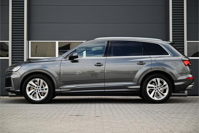 Audi Q7 55 TFSI e QUATTRO / 3 X S-LINE / LED MATRIX / B&O 3D / MEMORY / VIRTUAL / ACC / SFEERVERLICHTING / TREKHAAK