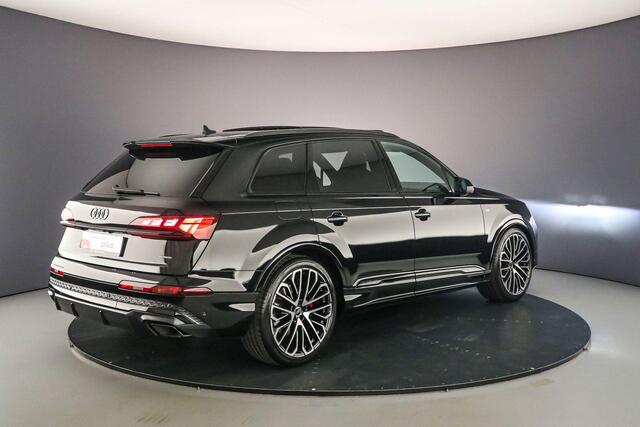 Audi Q7 55 TFSI e Pro Line S | Pano | B&O | Head Up | Trekhaak | HD-Matrix | S-Stoelen | 22 inch | Laser | 4-wiel best | 360Cam | Keyless | S-Line