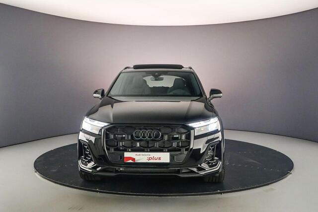 Audi Q7 55 TFSI e Pro Line S | Pano | B&O | Head Up | Trekhaak | HD-Matrix | S-Stoelen | 22 inch | Laser | 4-wiel best | 360Cam | Keyless | S-Line