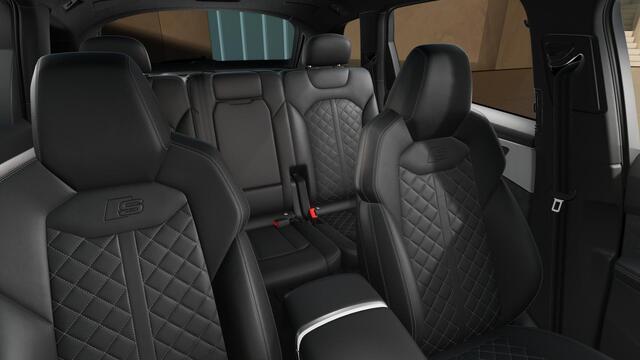 Audi Q7 55 TFSI e quattro Pro Line S panoramadak, omgevingscamera's, adaptive cruise control, B&O soundsysteem, vierwielbesturing, Sportstoelen Plus, leder interieur ruitpatroon, optiekpakket zwart Plus, trekhaak, comfortsleutel