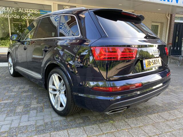 Audi Q7 NEDERLANDS GELEVERDE AUTO 3.0 TDI ultra quattro Pro Line S 7persoons Panoramadak/ Luchtvering/Elektr. achterklep/Navi Full Map/Luxe Lederen bekl./Xenon/Achteruitrijcamera/Stop&Co/S Line extr./Parkeersens. V+A/Verw. Sportstoelen en Multif. Stuur/Schakel mo